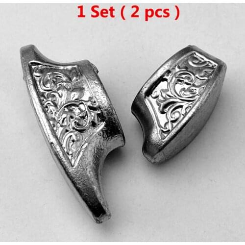 1 Set stainless steel Knife Guard Protect For Making Diy Tools Patterned Handle Hand Guard Bolster Embryo Casting Guard Supplies