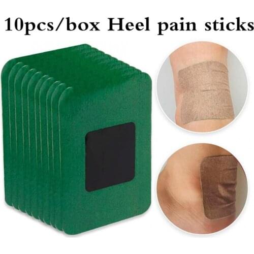 10 Pcs Foot Self-heating Breathable Moxibustion Massage Relaxation Pain Patch Medical Heel Spur Tendon Health Care Tools