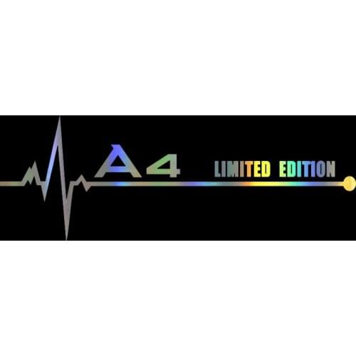 20*7CM Car Sticker 3D LIMITED EDITION Creative Vinyl Sport Sticker On Car Decals Window Custom Sticker Car-styling For Audi