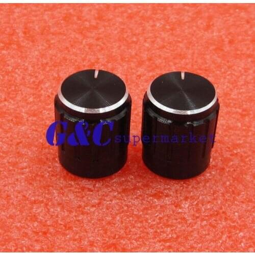 5PCS Useful Volume Control Rotary Knobs For 6mm Dia Knurled Shaft Potentiometer diy electronics