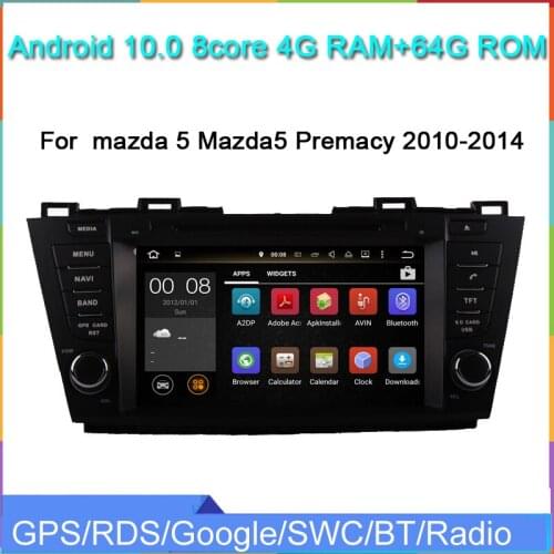 8" 2din Android10 car radio for Mazda 5 Premacy 2010-2014 car multimedia gps navigation player audio stereo bluetooth Carplay
