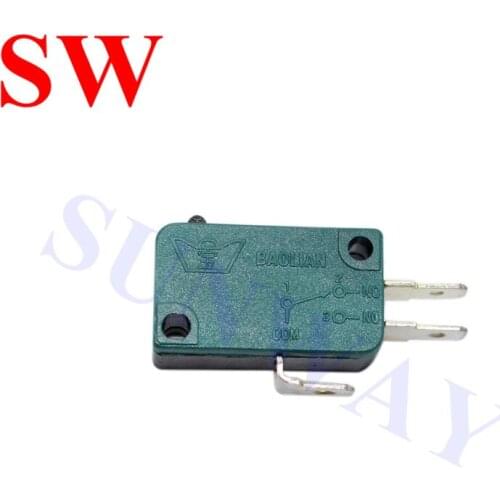 Free Shipping 10pcs Micro switch for Push Button 3 terminals Baolian micro switch for Arcade Game Machine Parts