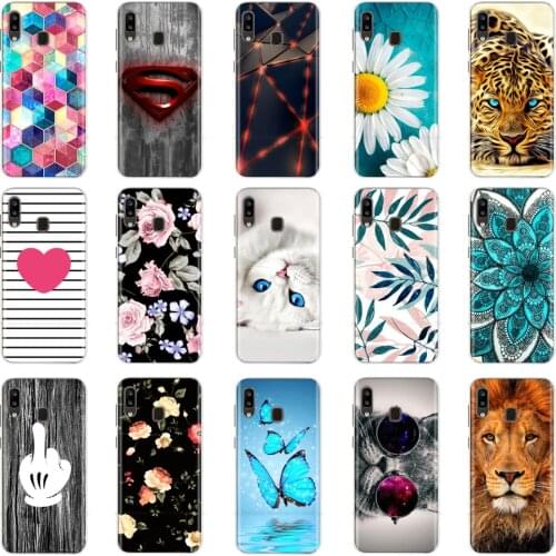 Silicone Case For Samsung Galaxy A30 Case A20 Soft TPU Back Cover For Samsung Galaxy A30 A 30 SM-A305F A305F A305 Phone Case Bag