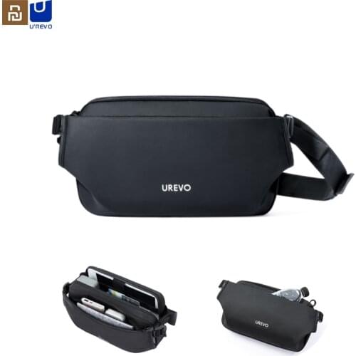UREVO Fashion Functional Chest Bag Waterproof Backpack Leisure Sports Chest Pack Big Capacity For Men Women Daily Travel Pack