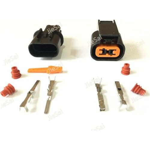 KUM PB625-02027 Automotive 2 Pin Female Male ABS Sensor Fog Lamp Automotive Wiring Harness Connector For Mitsubishi Souast