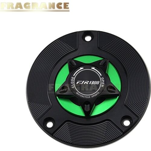 Logo 8 Colors CNC Aluminum Keyless Motorcycle Accessories Fuel Gas Tank Cap Cover for YAMAHA FJR 1300 FJR1300 2001-2015