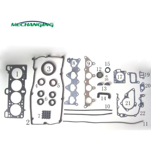 For KIA RIO II ACCENT 1.4L G4EE metal Full Set Engine Rebuilding Kits Engine parts Engine Gasket 20910-26L00 50285300