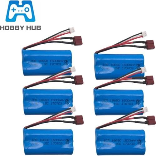 18650 7.4 V 1500 mAh 15c Model Aircraft Helicopter High-discharge 15C 18650 2S 12428 RC Car 7.4V lithium batteries