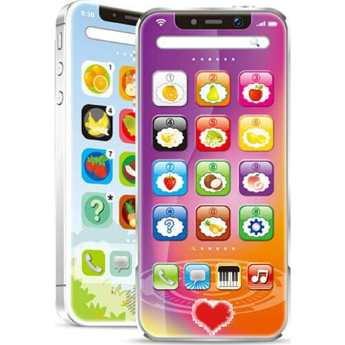 2020 Educational toys Cellphone with LED Baby Kid Educational phone English Learning Mobile Phone Toy Chrismtas Gifts