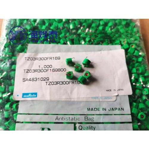 YYT 5PCS Trimming capacitor adjustable capacitor 30PF TZ03R300F169B00 green