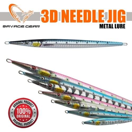 Savage Gear 3D Needle Jig Metal Lure High Quality Lure Jig