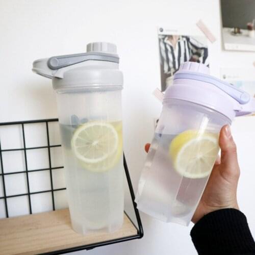 Sport Leakproof Protein Shaker Bottle High Quality Portable large capacity Whey Protein Gym Mixer Water Bottle 500/700ML