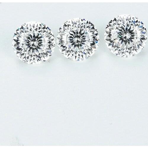 Hundred Flowers Cut Brilliant Diamond Test Past 0.5-2 Carat D Color Loose Moissanite Beads for Women Engagement Jewelry Making