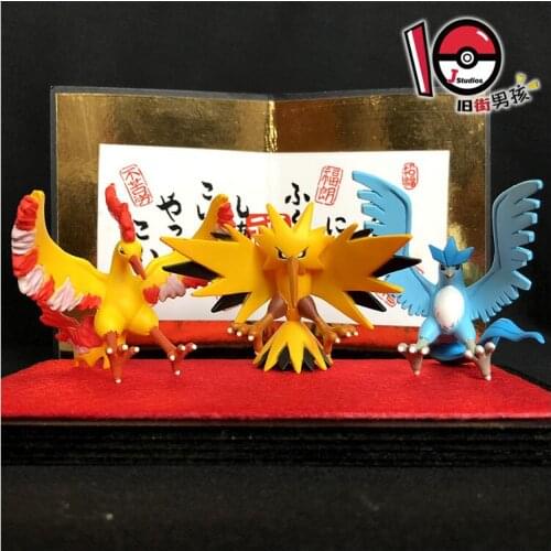 TOMY Pokemon Figure Giratina Moltres Litten Chimchar Dolls Action Figure Toys CollectionCartoon Pocket Monsters Dolls Model Toys