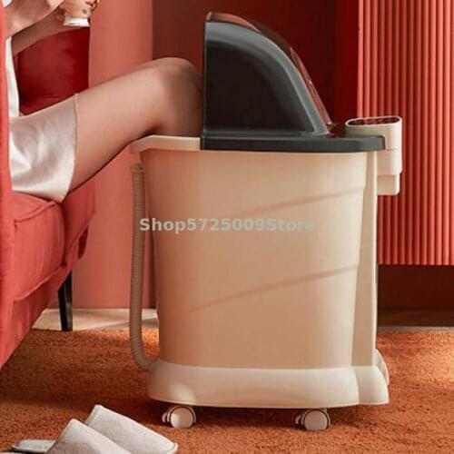 Foot Bath Full Automatic Massage Heating Electric Deep Bucket Household Leg Wash Basin Foot Bucket Wu Xin Same