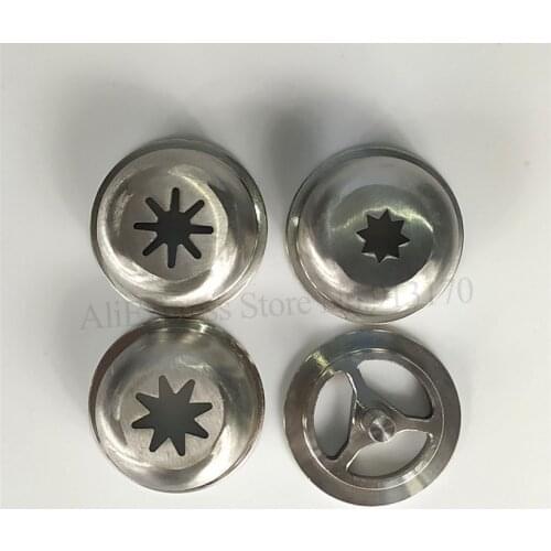 4 In One Set Churrera Modelling Caps Hollow Churro Lids Accessories Stainless Steel Accessories Of Churros Machines