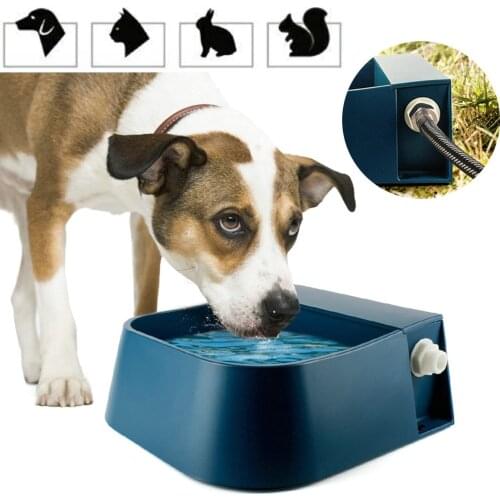 Pet Automatic Water Storage Bowl with Floating Ball Automatic Water Dispenser 2L Bowl Sheep Horse Dog Cat Drinking Fountain