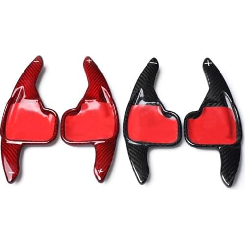 Car Fashion Carbon Fiber Steering Wheel Paddle Shifter Extension Trim For BMW 2 3 5 7 Series X1 Z4 X4 F30 F31 F10 F20 F22 F32