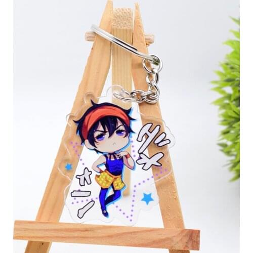 JoJos Bizarre Adventure Keychain Hot Anime Keyring WL0457