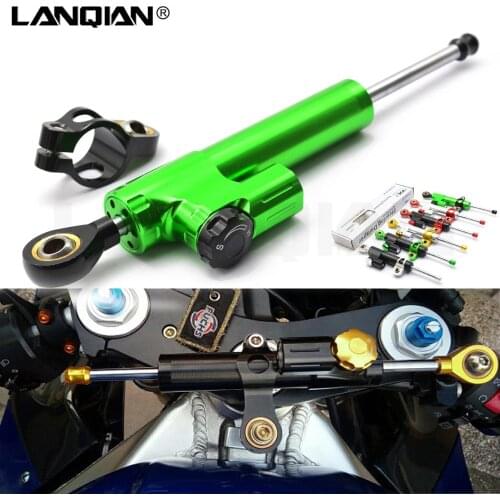 For SUZUKI VS800 Intruder VZ800 Marauder Bandit 650S DL1000 Motorcycle Damper Stabilizer Damper Steering Reversed Safety Control