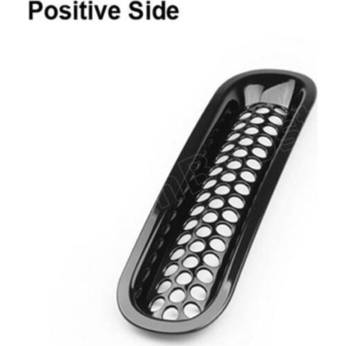 Best selling a set 7pcs Grid Decprative Circle front Grille Black Mesh Cover for jeep wrangler JK Rubicon07-15 without lock hole