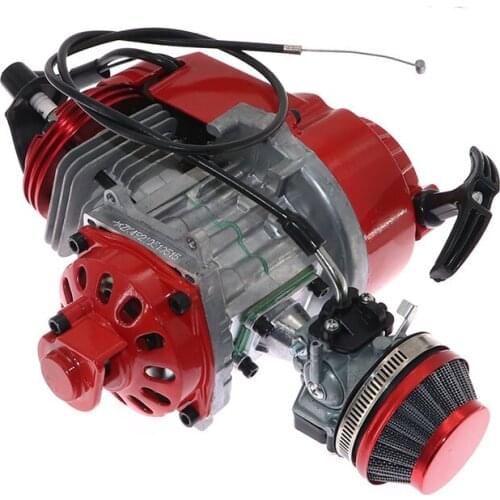 2-Stroke 49cc Air-Cooling Engine With Irridium C7 Spark Plug, HP Full Circle Crankshaft & Racing Carbutetor/Factory Wholesale