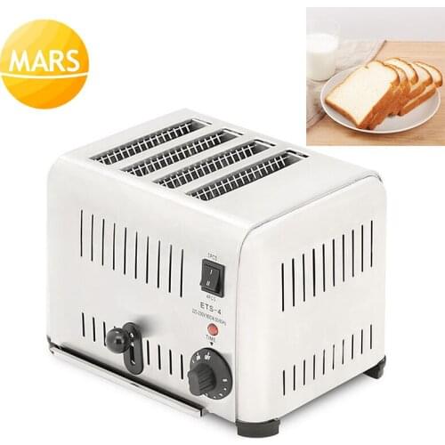 Commercial Electric Toaster Bread Baking Machine Toast Sandwich Grill Oven 4 Slices Automatic Sandwich Sandwichera Maker Machine