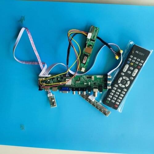 Kit for LP141WP1-TLB8 Screen monitor 1440X900 Digital USB AV HDMI VGA 1 CCFL remote LCD Panel TV Controller board DVB-T2 14.1"