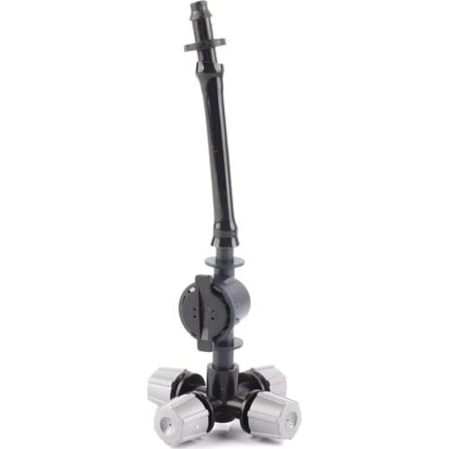 5-50sets Irrigation System 6mm Grey Across Atomized sprinkler Kit with Anti-Drip Water Control Foggy Sprinkler Garden Irrigation