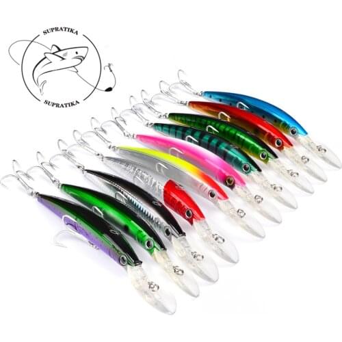 180mm/27g Minnow Fishing Lures Plastic Crankbaits Sea Fishing Bait Float Accessories Isca Artificial Wobbler Trolling Hard Bait