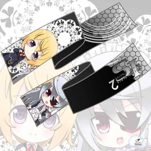 180*25CM Anime Scarf Infinit Stratos IS2 Laura Bodewig & Charlotte Dunois Cute Soft Microfiber Winter Long Scarf