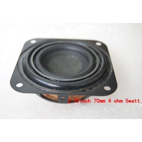 2pcs 2.75"inch 4Ω 5W neodymium full frequency speaker Loudspeaker