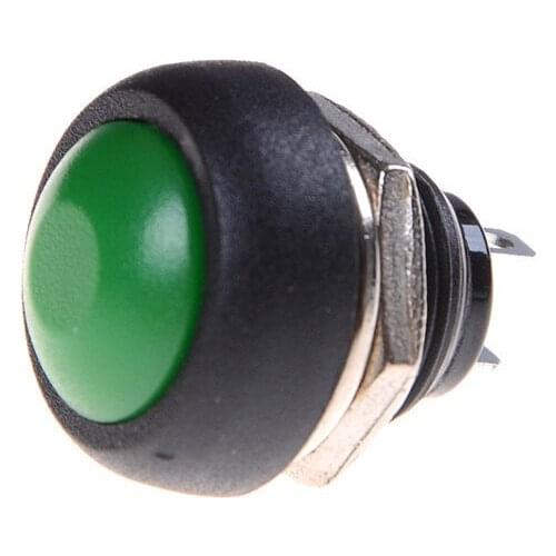 5 Colors Mini Round Switch Colourful PBS-33B 12mm Waterproof Momentary ON OFF Push Button Swithch