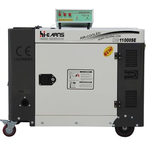8kw 198 engine air cooled silent type diesel generator with ATS