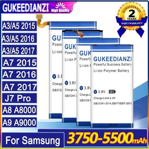Battery For Samsung Galaxy A3 A5 A7 A8 A9 2015 2015 2017/E578 J700 J708i T509 A520 A520F A510 A510F A500 A320 A700 A710 A710F