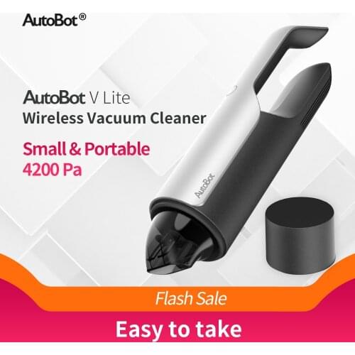 AutoBot Vlite Car Vacuum Cleaner Handheld Wireless Auto Vacuum Cleaner for Car Interior & Home & Computer Cleaning