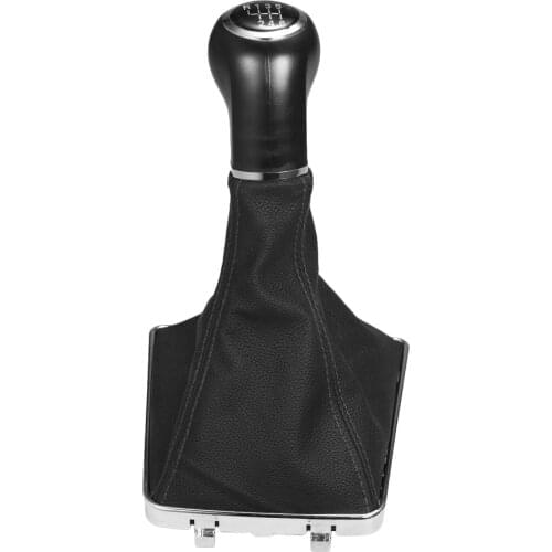 5/6 Speed Gear Shift Stick Knob Cover Leather Boot Dust-proof Cover for Opel Astra Corsa GTC 2005-2010