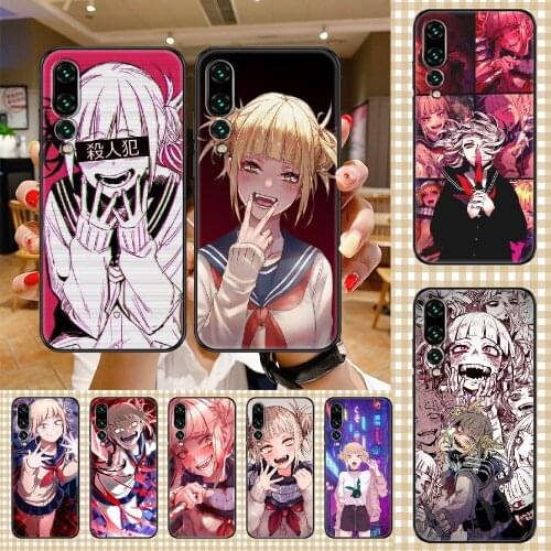 My Hero Academia Himiko Toga Phone case For Huawei P Mate P10 P20 P30 P40 10 20 Smart Z Pro Lite 2019 black silicone waterproof