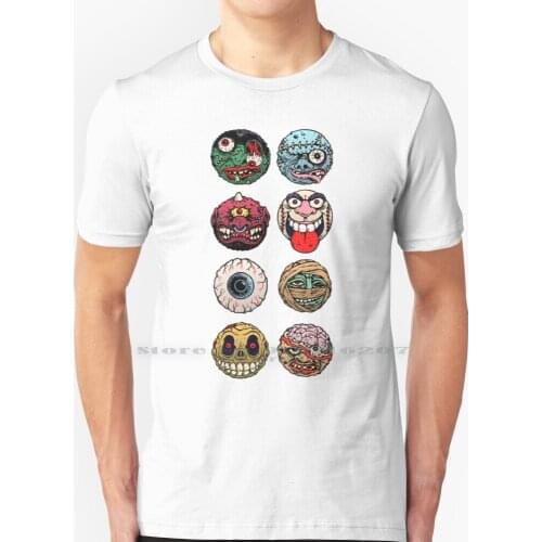 Madballs T Shirt 100% Pure Cotton Aargh Amtoy Crack Head Dust Brain Horn Head Mad Balls Madballs Oculus Orbus Retro Screamin