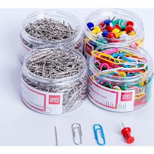 Paperclip Office Paperclip Student Handmade Stationery Color Push Pin Pin File Storage Fixed Pushpin