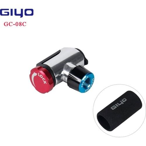 Compact Bicycle CO2 Pump Valve Alloy Inflator Head Smart Fits Schrader & Presta F/V A/V Cartridge NOT included