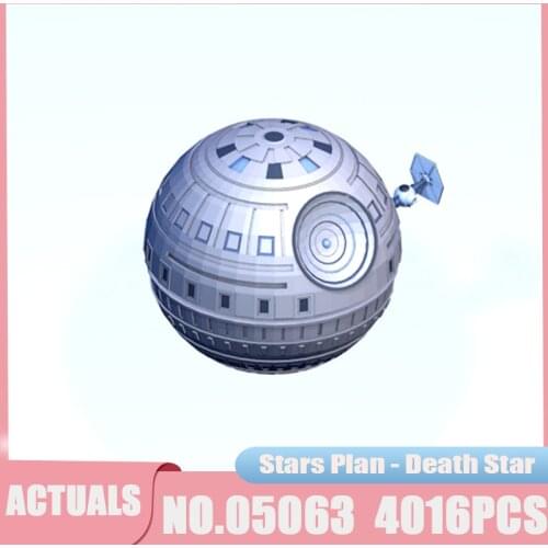 Plan Series Death Star 05063 Force Waken UCS Model 75159 Educational Building Blocks Toys For Children Birthday Present