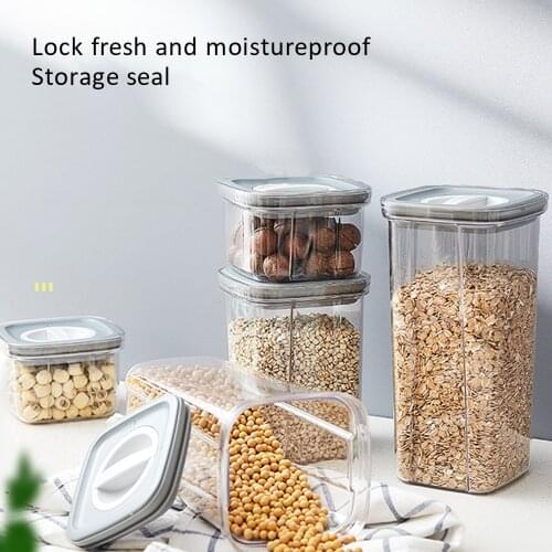 Food Container Container Box Storage Box Square 3 Colors Durable Storage Container Sturdy TPR 3 Specifications Home Container