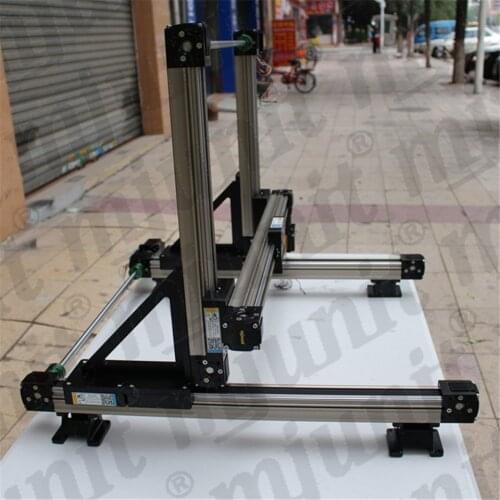 Mjunit XYZ 3 axis gantry structure for automatic spot welding cutting machine with high speed linear slide belt drive module