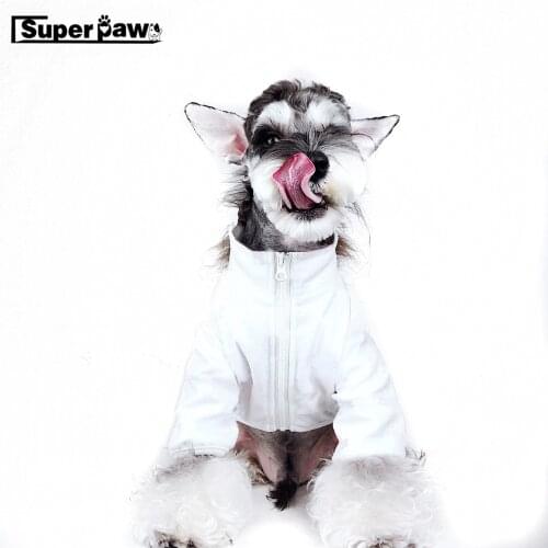 Fashion Sports Style Dog Hoodie Jacket Clothes Pet Winter Warm Apparel For Small Medium Dogs Chihuahua French Bulldog Pug AQC32