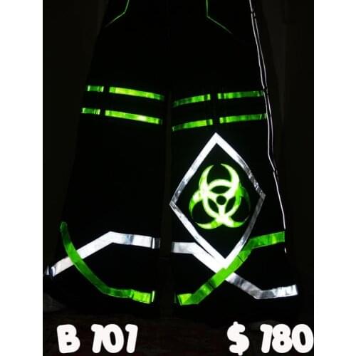 Fashion Bio Shuffle Dance Pants Raver Ore Techno Hardstyle Tanz Hose Melbourne PHAT Trousers NEW