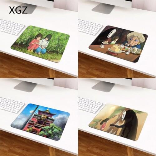 XGZ Spirited Away Desk Escritorio Cute Mouse Pad Mousepad Gaming Accessories Small Mouse Pad 29x25cm Pc Gamer Complete Cheap