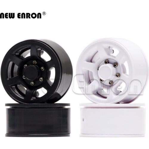NEW ENRON 1.55 Beadlock Aluminum Wheels Hubs Rims 46MM 4P for RC Car 1/10 JIMNY Axial AXI90069 D90 TF2 Tamiya CC01 LC70 MST