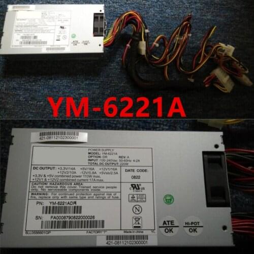 New Original PC PSU For FSP 3Y Flex Small 1U 220W Power Supply YM-6221A YM-6221ADR FSP250-50PNL ATX-250PA