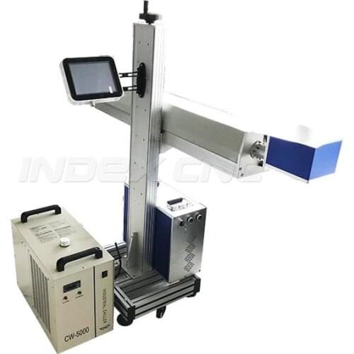 Portable Online laser co2 fiber Fly Laser Marking Machine